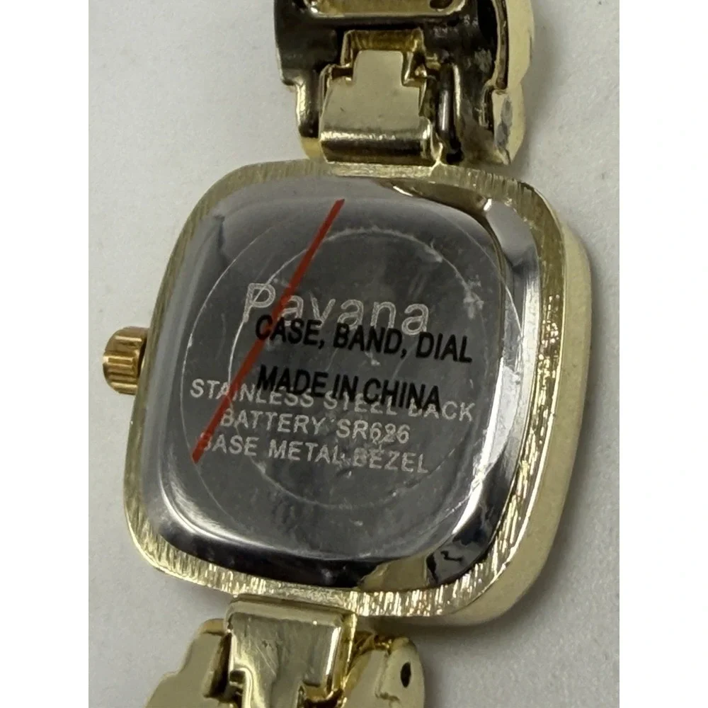 Pavana Ladies New Battery Cuff Watch 25MM 6.75
